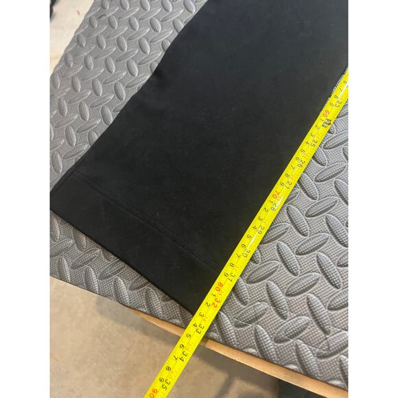 AYR The High Hopes Pants Flare Wide Leg Black Medium Pull On Pima Cotton Blend - Picture 9 of 10